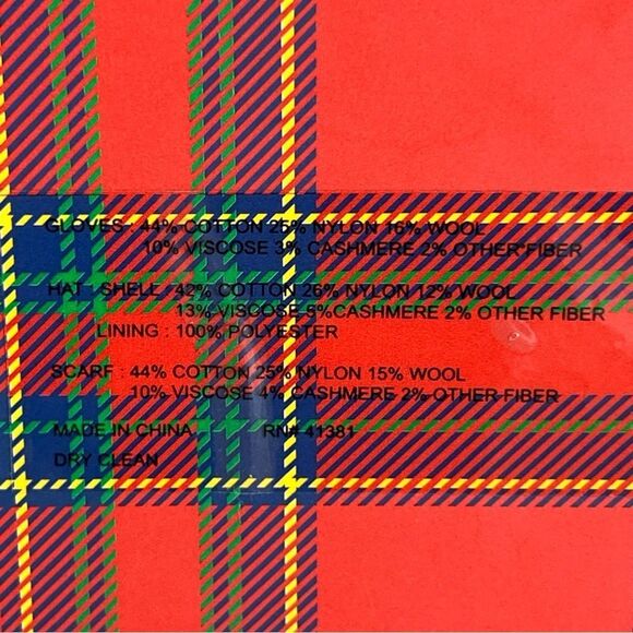 Ralph Lauren Girls 2-6X Winter Set Scarf Gloves And Hat Black Cream Snowflakes - Picture 7 of 10